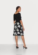 Z62T169 Women Anna Field Jersey Dress Black - Image 3