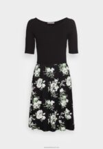 Z62T169 Women Anna Field Jersey Dress Black - Image 4