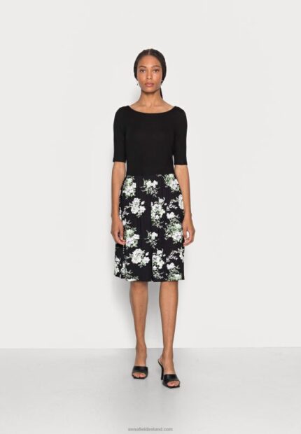 Z62T169 Women Anna Field Jersey Dress Black