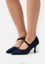 Z62T1700 Women Anna Field Classic Heels Dark Blue