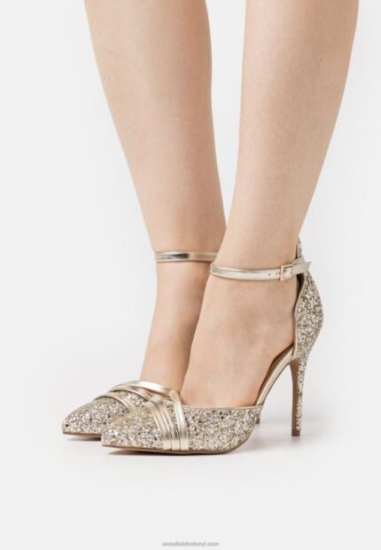 Z62T1702 Women Anna Field Classic Heels Gold
