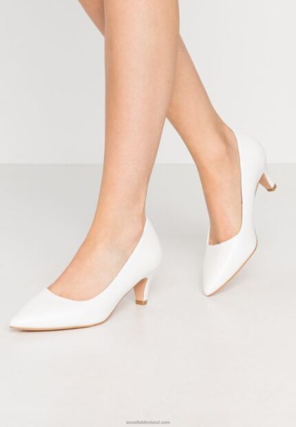 Z62T1703 Women Anna Field Classic Heels White