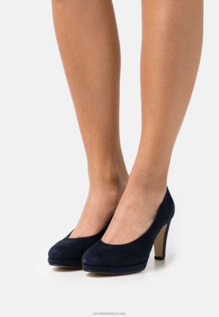 Z62T1725 Women Anna Field High Heels Dunkelblau