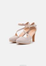 Z62T1726 Women Anna Field High Heels Light Grey - Image 3