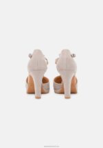 Z62T1726 Women Anna Field High Heels Light Grey - Image 4