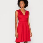 Z62T172 Women Anna Field Jersey Dress Red