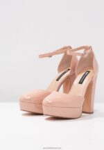 Z62T1734 Women Anna Field High Heels Light Pink - Image 5