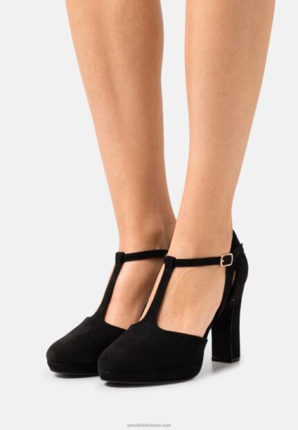 Z62T1736 Women Anna Field Platform Heels Black