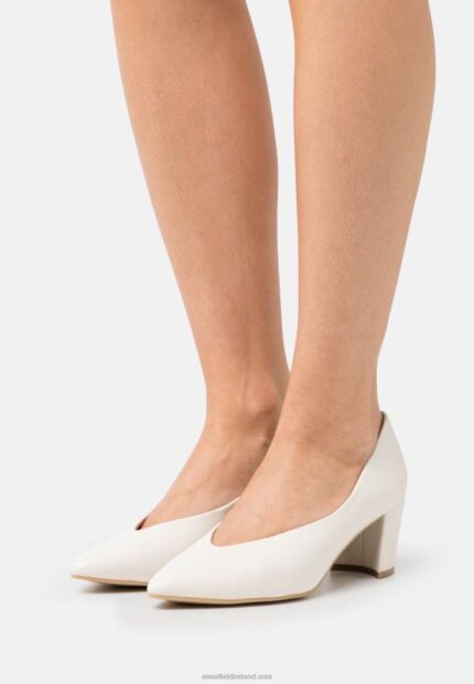 Z62T1737 Women Anna Field Classic Heels Cream