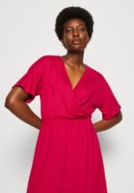 Z62T173 Women Anna Field Jersey Dress Red - Image 4