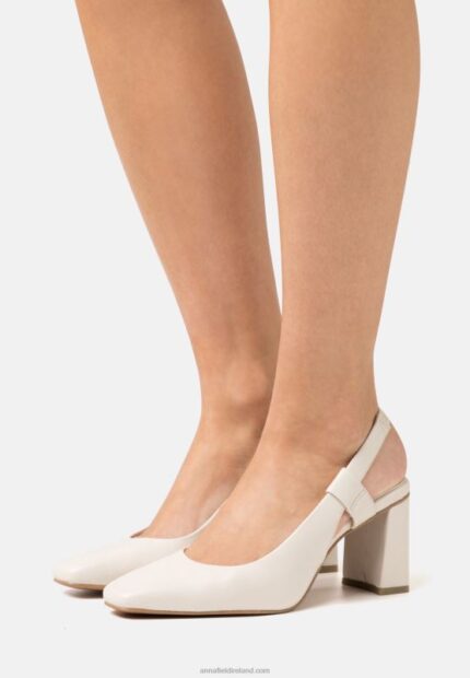 Z62T1740 Women Anna Field Classic Heels Cream
