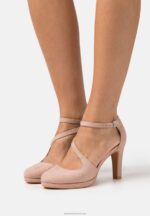 Z62T1741 Women Anna Field High Heels Light Pink