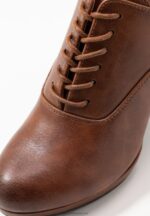 Z62T1748 Women Anna Field Comfort High Heeled Ankle Boots Cognac - Image 3
