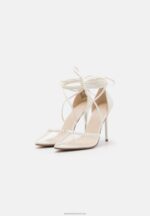 Z62T1753 Women Anna Field Classic Heels White - Image 3