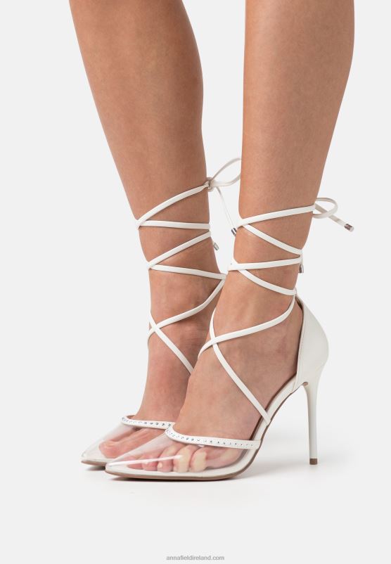 z62t1753_women_anna_field_classic_heels_white.jpg Z62T1753 Women Anna Field Classic Heels White - Image 1