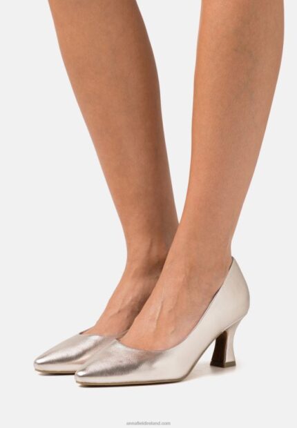 Z62T1754 Women Anna Field Classic Heels Platinum