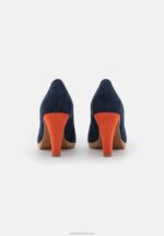 Z62T1756 Women Anna Field Classic Heels Navy/Multi-Coloured - Image 4