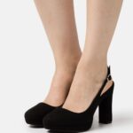 Z62T1765 Women Anna Field Platform Heels Black