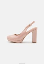 Z62T1767 Women Anna Field Platform Heels Light Pink - Image 2