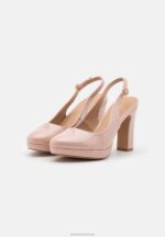Z62T1767 Women Anna Field Platform Heels Light Pink - Image 3