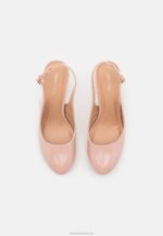 Z62T1767 Women Anna Field Platform Heels Light Pink - Image 6