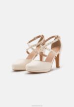 Z62T1768 Women Anna Field Platform Heels White - Image 3