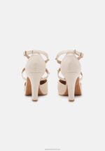 Z62T1768 Women Anna Field Platform Heels White - Image 4