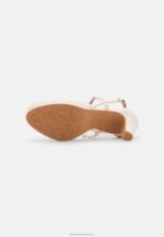 Z62T1768 Women Anna Field Platform Heels White - Image 5