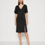 Z62T176 Women Anna Field Jersey Dress Black