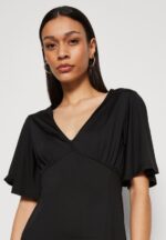 Z62T176 Women Anna Field Jersey Dress Black - Image 6