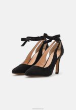 Z62T1772 Women Anna Field Lace-Up Heels Black - Image 3