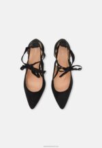 Z62T1772 Women Anna Field Lace-Up Heels Black - Image 4