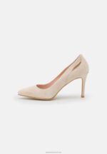 Z62T1774 Women Anna Field Leather High Heels 1Light Grey - Image 2
