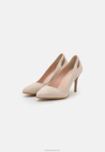 Z62T1774 Women Anna Field Leather High Heels 1Light Grey - Image 3