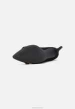 Z62T1776 Women Anna Field Leather Mia High Heels Black - Image 4