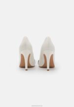 Z62T1777 Women Anna Field Leather Mia High Heels White - Image 3