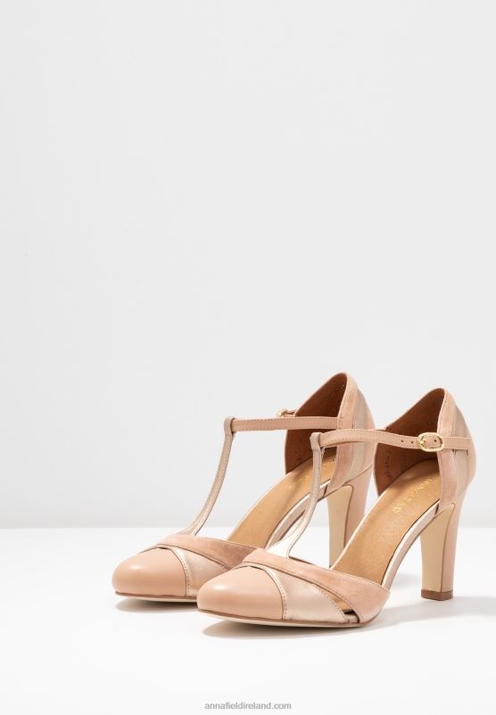 Z62T1778 Women Anna Field Leather High Heels High Heels Light Pink - Image 5