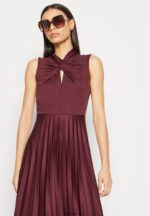 Z62T177 Women Anna Field Jersey Dress Bordeaux - Image 4
