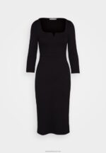 Z62T178 Women Anna Field Jersey Dress Black - Image 5