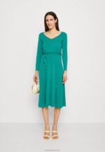 Z62T180 Women Anna Field Jersey Dress Green - Image 2