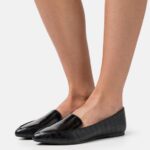 Z62T1828 Women Anna Field Slip-Ons Black
