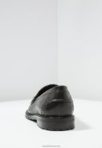 Z62T1829 Women Anna Field Leather Slip-Ons Black - Image 6