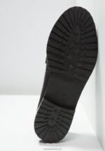 Z62T1829 Women Anna Field Leather Slip-Ons Black - Image 7