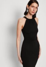Z62T182 Women Anna Field Jersey Dress Black - Image 4