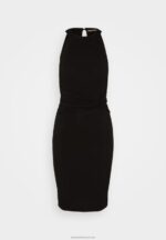 Z62T182 Women Anna Field Jersey Dress Black - Image 5