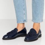 Z62T1830 Women Anna Field Slip-Ons Dark Blue