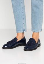 Z62T1830 Women Anna Field Slip-Ons Dark Blue
