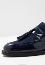 Z62T1830 Women Anna Field Slip-Ons Dark Blue - Image 3