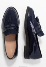 Z62T1830 Women Anna Field Slip-Ons Dark Blue - Image 4