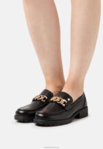 Z62T1832 Women Anna Field Slip-Ons Black